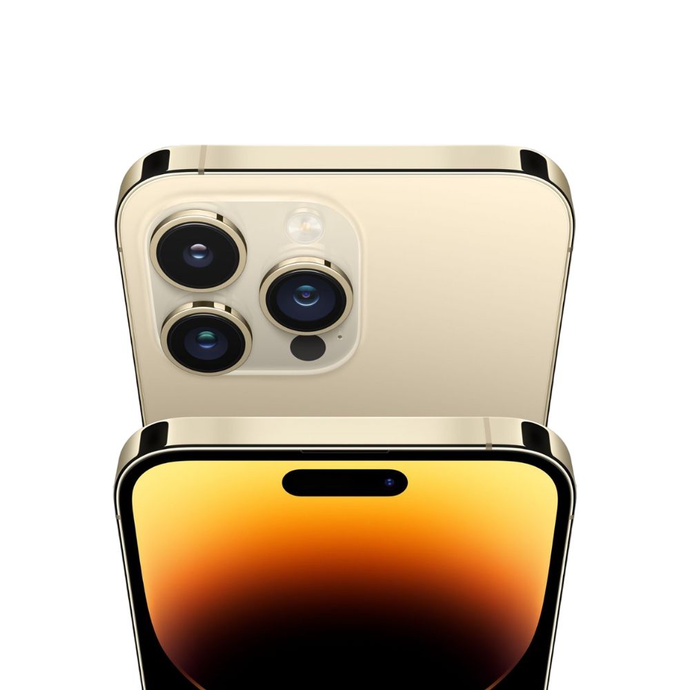 iPhone 14 Pro Max 128GB Dorado CHIP Reacondicionado Grado A + Base Cargador